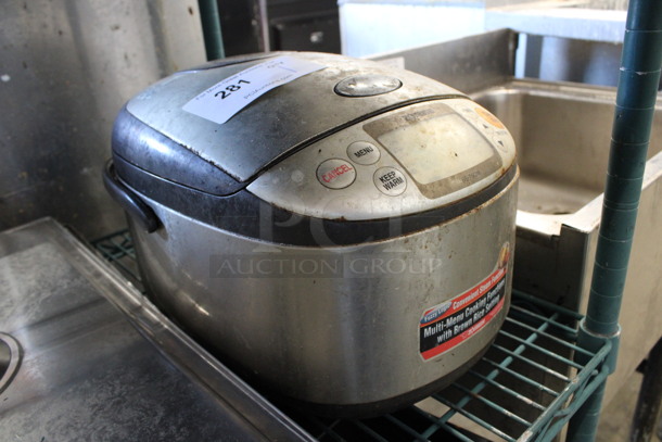 Zojirushi Model NS-TSC18 Metal Countertop Warmer. 10x13x10 - Image 3 of 5