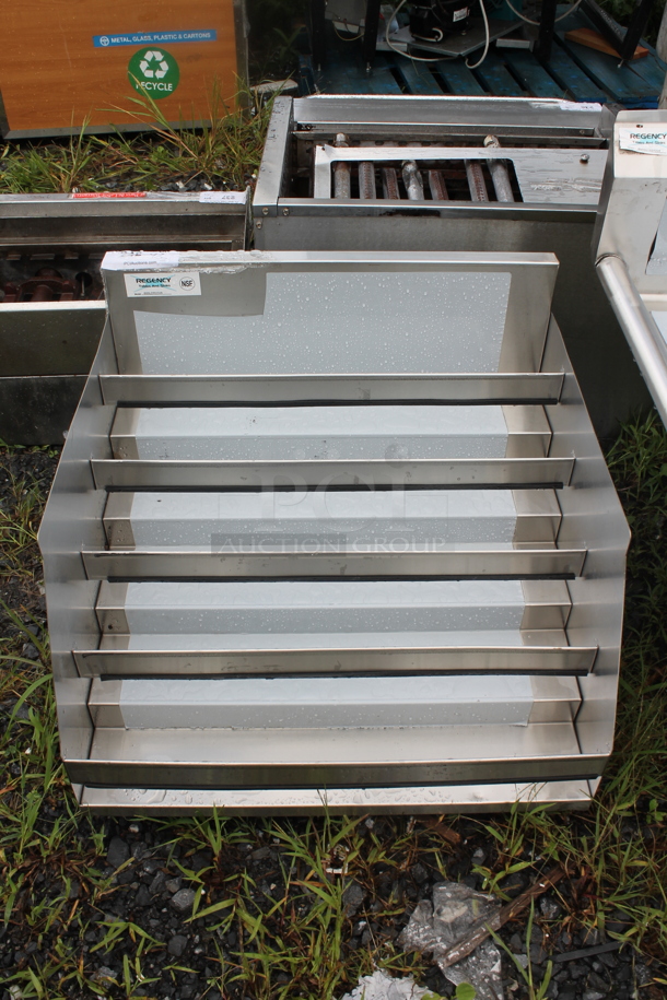BRAND NEW SCRATCH AND DENT! Regency 600LDR2324 Stainless Steel Commercial Bottle Display. - Image 1 of 2