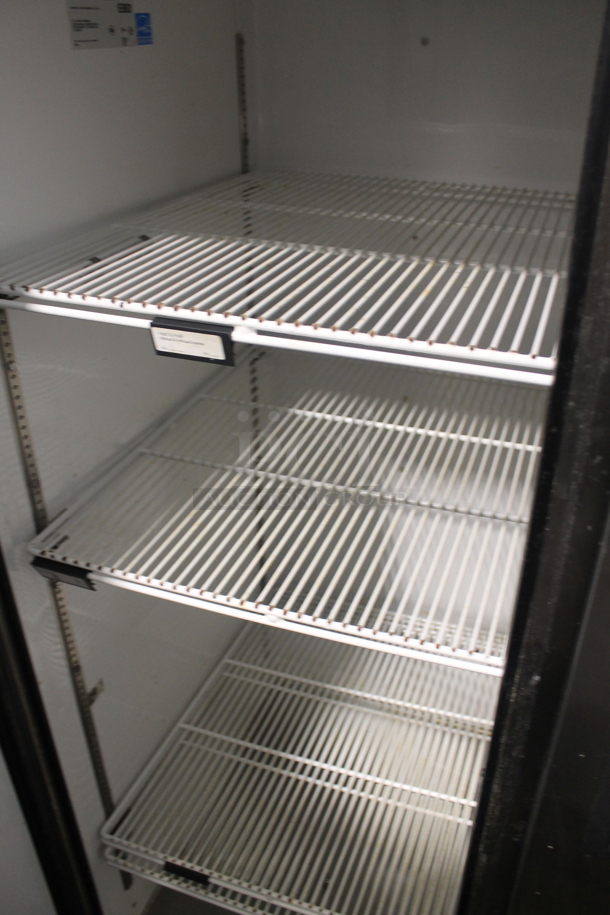 2014 True TG2R-2S Stainless Steel Commercial 2 Door Reach In Cooler w/ Poly Coated Racks on Commercial Casters. 115 Volts, 1 Phase. Tested and Working! - Image 4 of 6