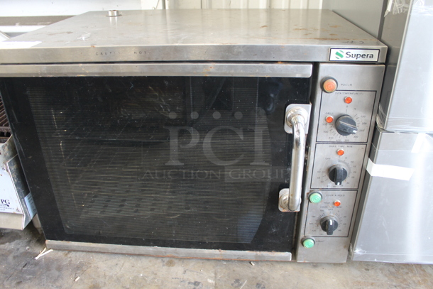 Supera Stainless Steel Commercial Electric Powered Oven w/ Thermostatic Controls. 220 Volts, 1 Phase. - Image 2 of 3