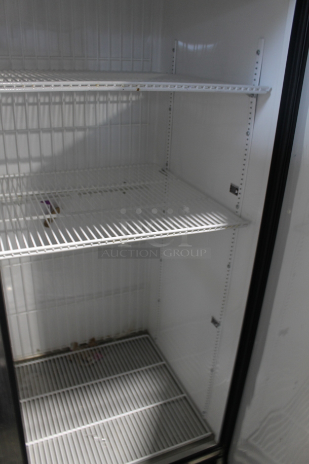 2014 True T-49F ENERGY STAR Stainless Steel Commercial Two Door Reach In Freezer w/ Poly Coated Racks on Commercial Casters. 115 Volts, 1 Phase. Tested and Working! - Image 7 of 8