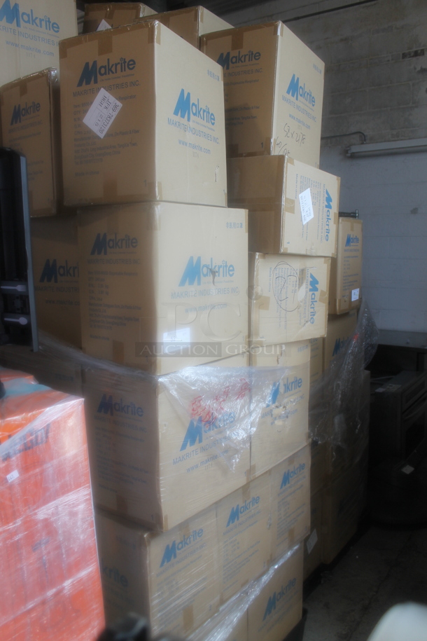 PALLET LOT of 35 BRAND NEW! Boxes of 240 Makrite 9500-N95S Disposable Respirator. 35 Times Your Bid! - Image 1 of 3