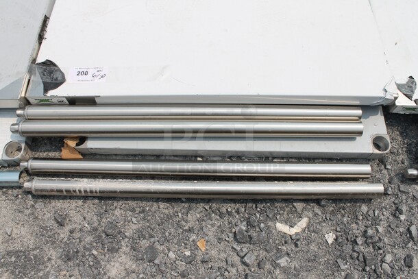 BRAND NEW SCRATCH AND DENT! Regency 600TS3036S Commercial Stainless Steel Disassembled Work Table With Undershelf And Legs. - Image 2 of 5