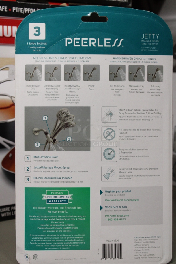 Peerless Jetted Message Mount Hand Shower. 3x Your Bid - Image 2 of 2