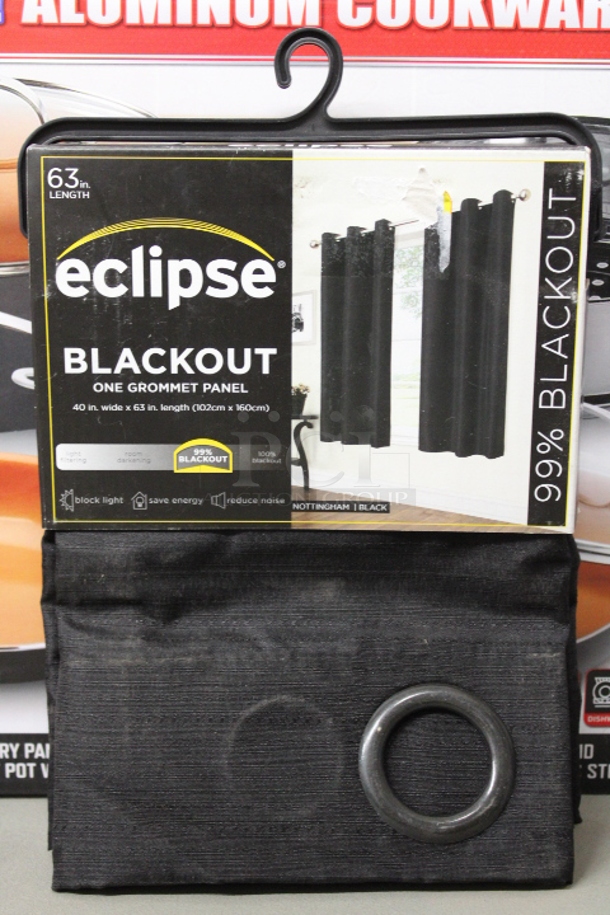 MULTI-ITEM LOT! (3) Eclipse BLACKOUT ONE GROMMET PANELS, (2)  Better Homes & Gardens 84 INCH Panel Pairs, (2) Anchor Hocking 32pc GLASS BAKEWARE + STORAGE + PREP SETS. 7x Your Bid