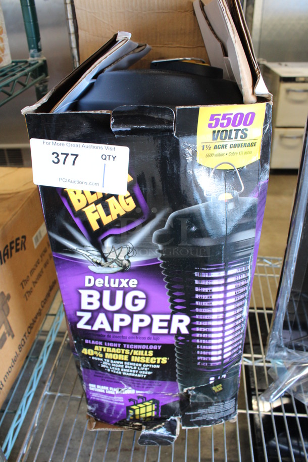 IN ORIGINAL BOX! Black Bug Zapper. 9x9x18. Tested and Working! - Image 4 of 4