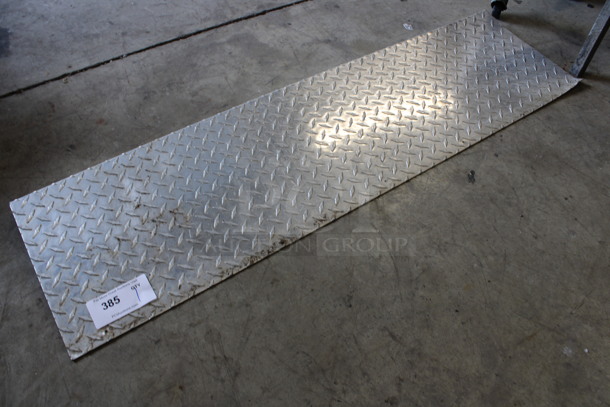 Metal Diamond Plated Sheet. 48x13x1.5