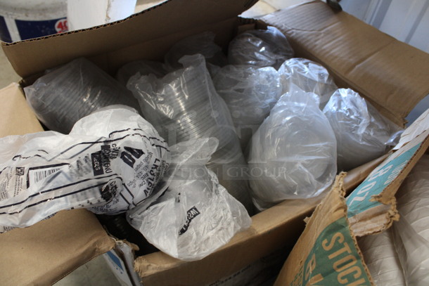 ALL ONE MONEY! Lot of Plastic Clear Lids! - Image 2 of 3
