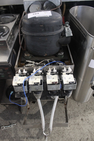 Metal Commercial 4 Flavor Carbonated Beverage Machine.