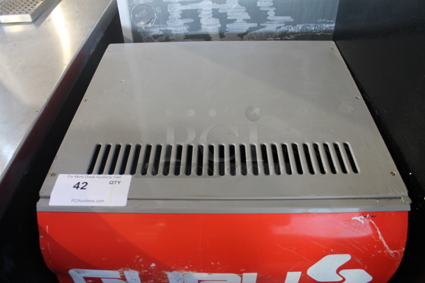 CTB100 Stainless Steel Countertop Single Glass Door Cooler. 115V. Tested and Working! - Image 2 of 7