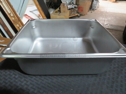 NEW Vollrath 1/2 Size 4 Inch Deep Stainless Steel Food Pan. 2XBID