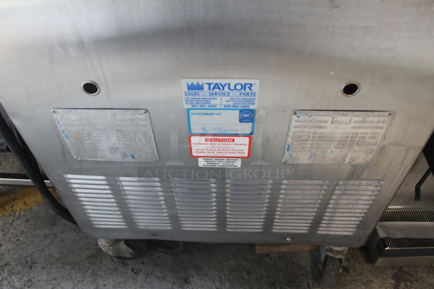 Taylor Y754-33 Commercial Stainless Steel Water Cooled Electric 2 Hopper Soft Serve Ice Cream Machine On Commercial Casters. 208-230 V, 3 Phase. - Image 3 of 9