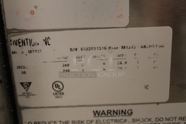 Ovention M1313 Commercial Stainless Steel Countertop Conveyor Oven. 208/240V, 1 Phase.  - Image 5 of 5