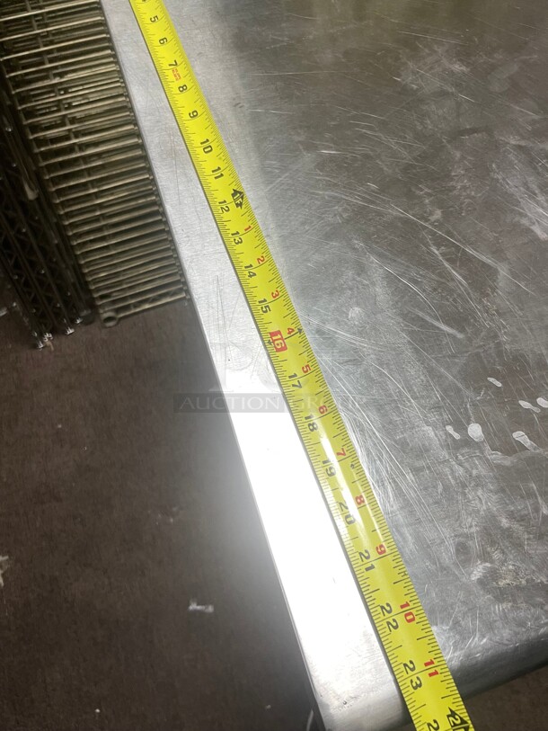 Commercial 48 Inch Stainless Steel Work Table NSF  - Image 6 of 7
