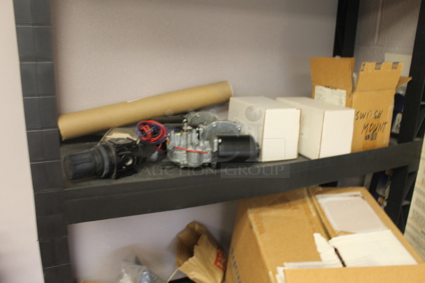 ALL ONE MONEY! ROOM LOT of Various Items Including Tables, Poly Shelving Unit and Chair. BUYER MUST REMOVE. - Image 6 of 10