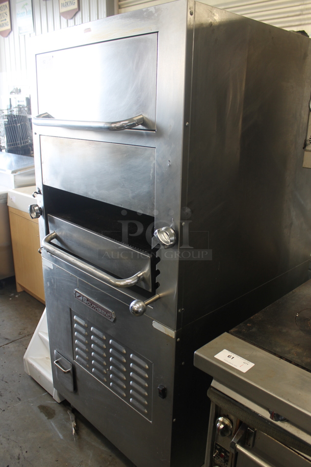 Southbend Stainless Steel Commercial Natural Gas Powered Upright Vertical Broiler. - Image 3 of 7
