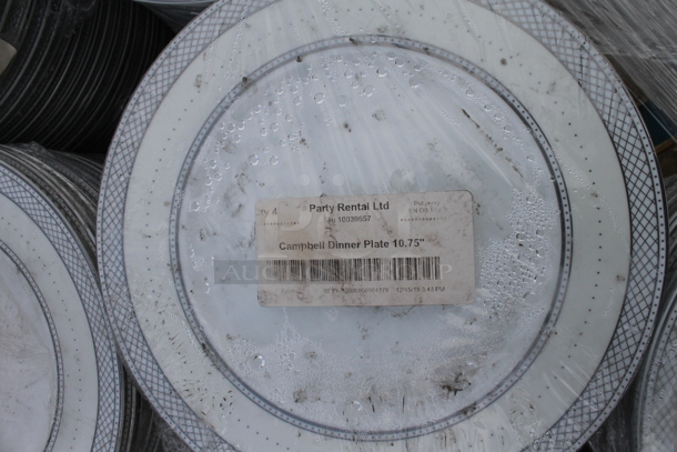 PALLET LOT of Approximately 480 BRAND NEW Plates Including Campbell Dinner 10.75" - Image 3 of 5
