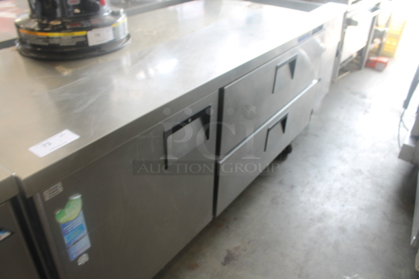 Everest ETBR3-D2 Stainless Steel Commercial 2 Drawer and 1 Door Chef Base on Commercial Casters. 115 Volts, 1 Phase. Tested and Working! - Image 2 of 8