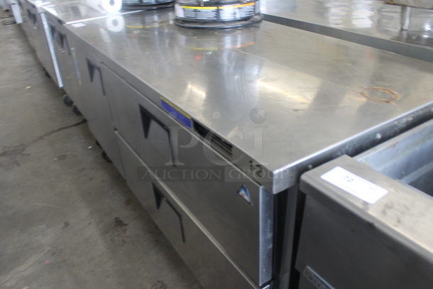 Everest ETBR3-D2 Stainless Steel Commercial 2 Drawer and 1 Door Chef Base on Commercial Casters. 115 Volts, 1 Phase. Tested and Working! - Image 3 of 8
