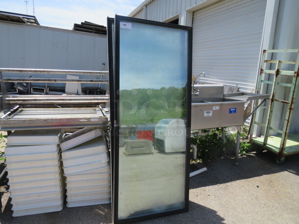 Glass Cooler Doors. 30X72.5. 4XBID