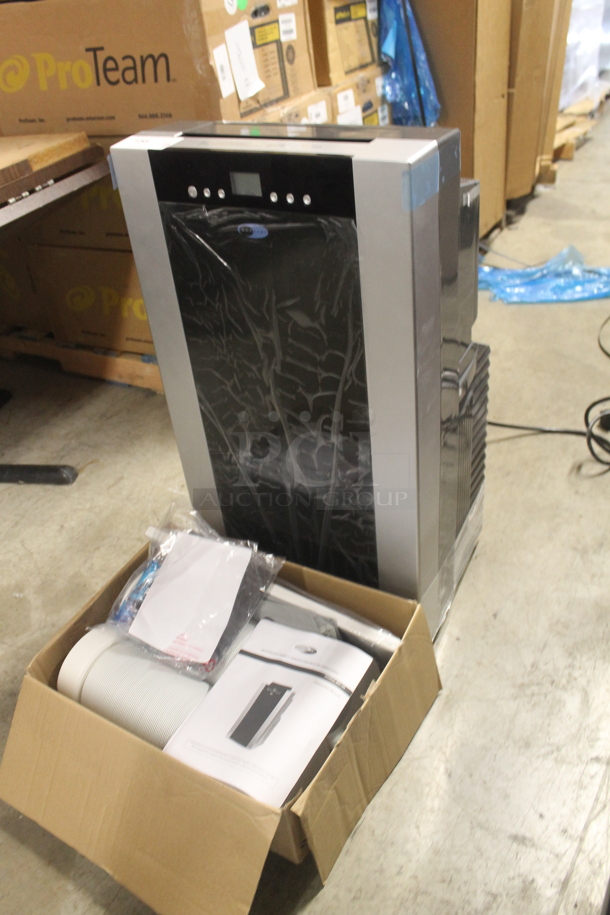 BRAND NEW SCRATCH AND DENT! Whynter ARC-14SH 14,000 BTU Dual Hose Portable Air Conditioner and Portable Heater with Dehumidifier and Fan for Rooms Up to 500 Square Feet Complete with Factory Accessories. 115V. Tested And Working!  - Image 3 of 7