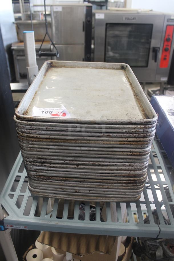 24 Metal Half Size Baking Pans. 24 Times Your Bid! - Image 1 of 4