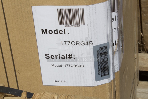 BRAND NEW SCRATCH & DENT! Galaxy CRG-4 Black Countertop Display Refrigerated Merchandiser - 3.5 cu ft. - Image 4 of 4