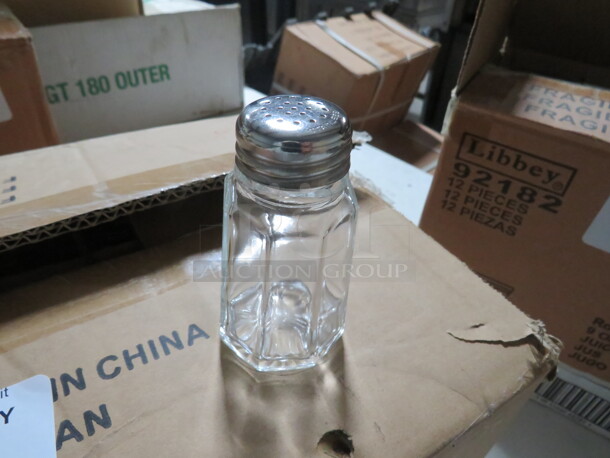 One Lot Of NEW Libbey Salt/Pepper Shakers. - Image 1 of 2