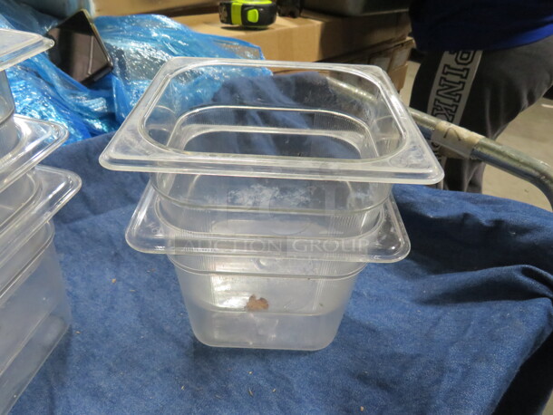 1/6 Size 6 Inch Deep Food Storage Container. 2XBID - Image 1 of 1