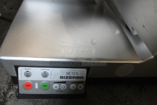 Bizerba SE 12 D US Stainless Steel Commercial Countertop Meat Slicer. 120 Volts, 1 Phase. Tested and Working! - Image 5 of 5