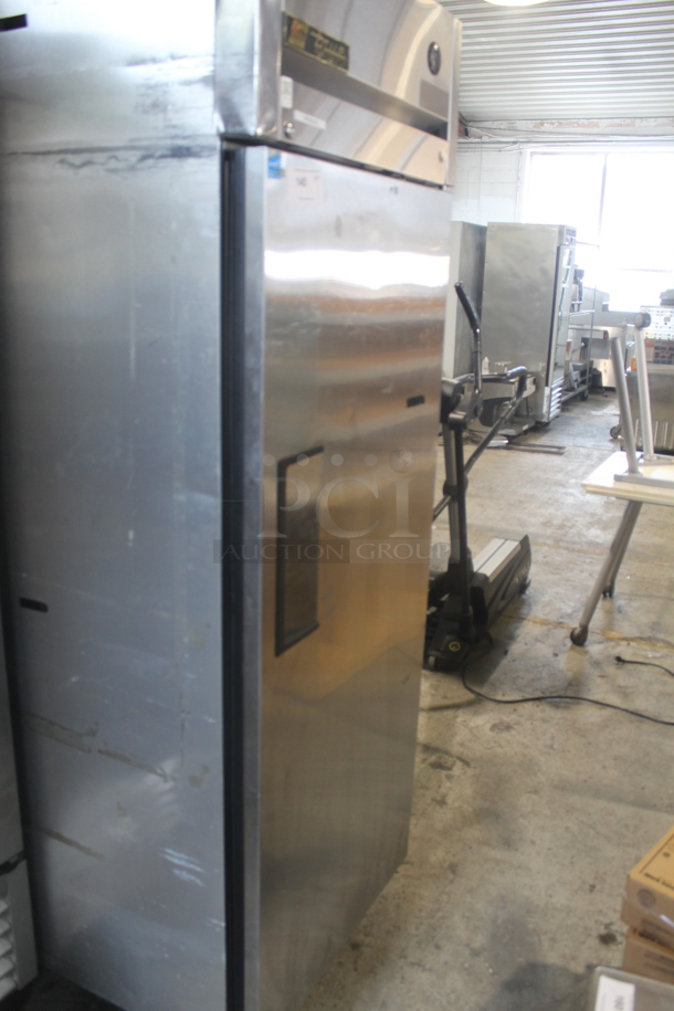 2015 True TG1R-1S Commercial Stainless Steel Single Door Reach In Cooler With Polycoated Shelves. 115V, 1 Phase. Tested and Working!
 - Image 2 of 5