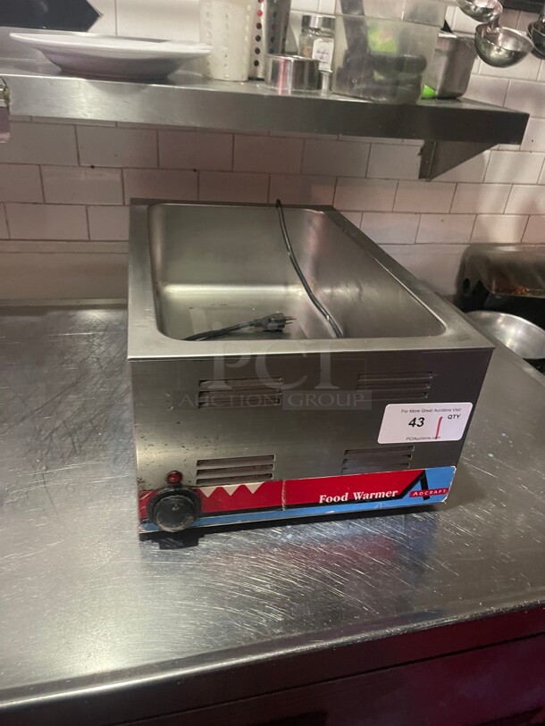 Working! Commercial Counter Top Food Warmer Stainless Steel NSF 1200 Watts 15 Volt Tested and Working! - Image 2 of 4