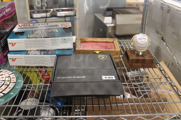 ALL ONE MONEY! Tier Lot of Various Items Including Signed Baseball, Dancing Waters, Ceramic Mugs and CD Case! - Image 4 of 5