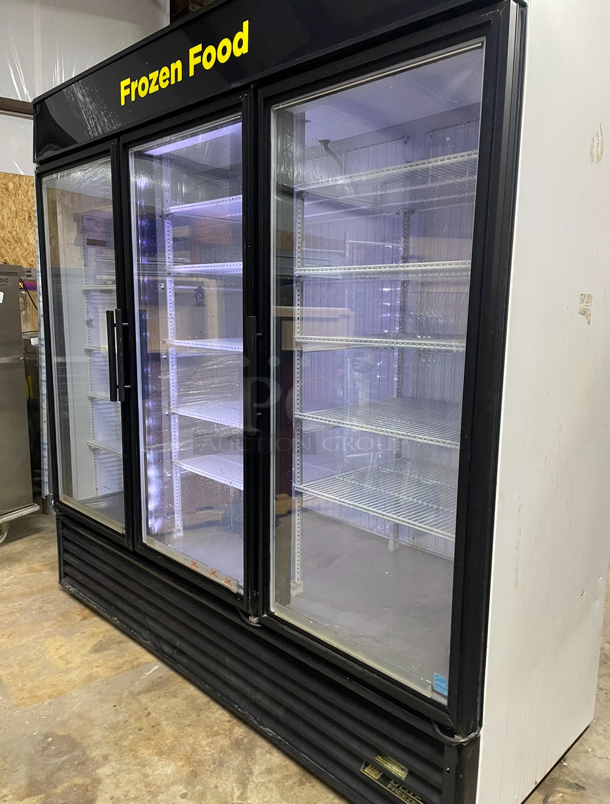 True 3 Glass Door Freezer/ Tested And Works Great - Image 2 of 6