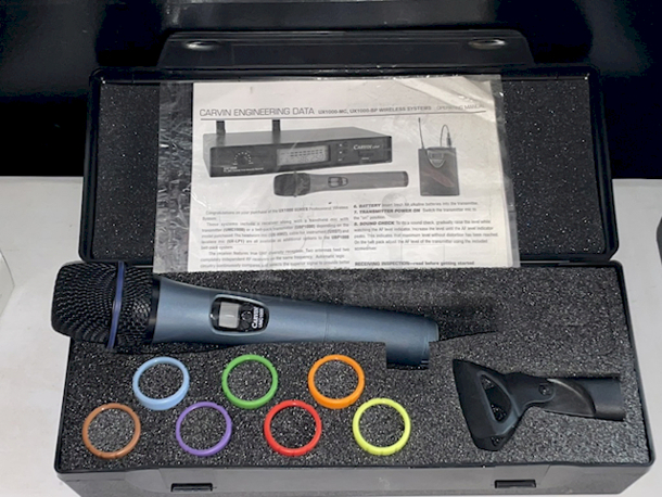 Carvin UMC1000 Wireless Microphone. Compatible With Carvin UX1000 Receiver.  - Image 1 of 1