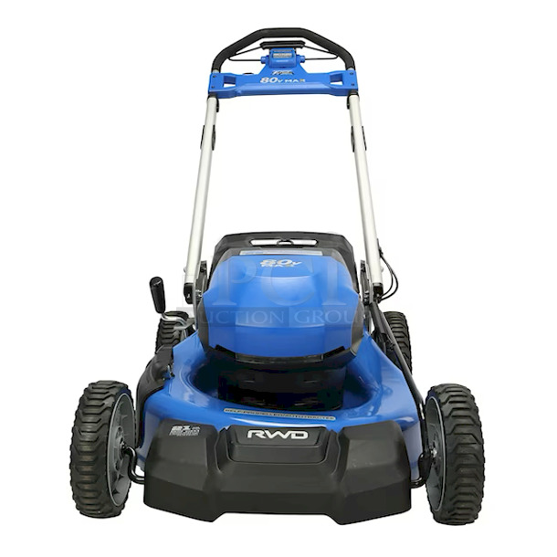 NEW/NEVER USED!!Kobalt Dual Port 80-volt 21-in Self-propelled Cordless Lawn Mower 6 Ah Kit Includes: Mower, Charger & 80volt 6 Ah Lithium Ion Battery. 3x Your Bid - Image 6 of 10