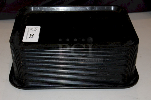 Carlisle CT1216 Cafe 12" x 16" Black Standard Plastic Fast Food Trays.

29x Your Bid