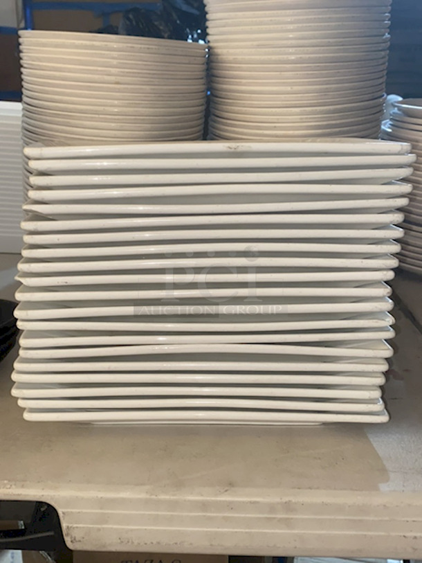 OUTSTANDING!! Front Of The Houser China Square Plates.  10-1/2"x10-1/2" 20x Your Bid - Image 3 of 3