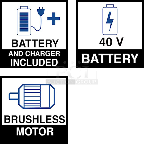 WAITING & READY TO ROLL! - Kobalt 40-volt 19-in Cordless Push Lawn Mower 4 Ah (1 Battery and Charger Included) - 19-in Steel Deck - 7-Position Single Lever Height Adjuster - 2-in-1 Easy Change Mulch and Side Discharge. - Image 9 of 12