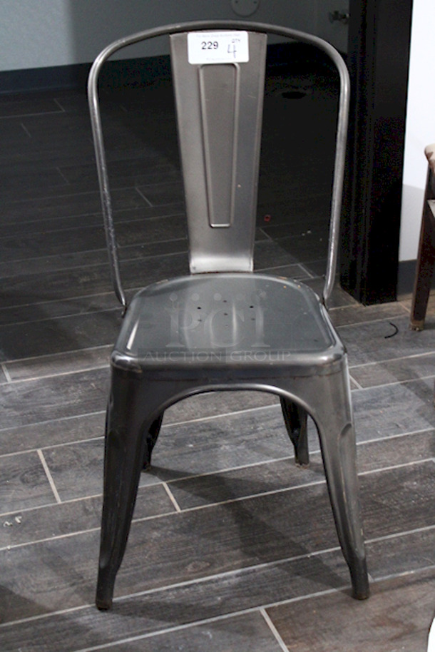 FDW Restaurant Dining Chairs, Indoor/Outdoor, Metal, 18 Inch Seat Height. 4x Your Bid - Image 5 of 6