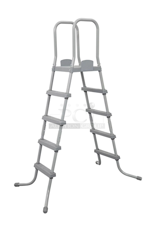 Coleman Power Steel 26’ x 12’ x 52” Oval Above Ground Pool Set. Contains: 1 pool, 1 SmartTouch filter pump (2,000 gal. flow rate) can be controlled through the Bestway Smart Hub™ App (compatible with Type IV cartridge), 1 safety ladder, 1 pool cover - Image 7 of 8