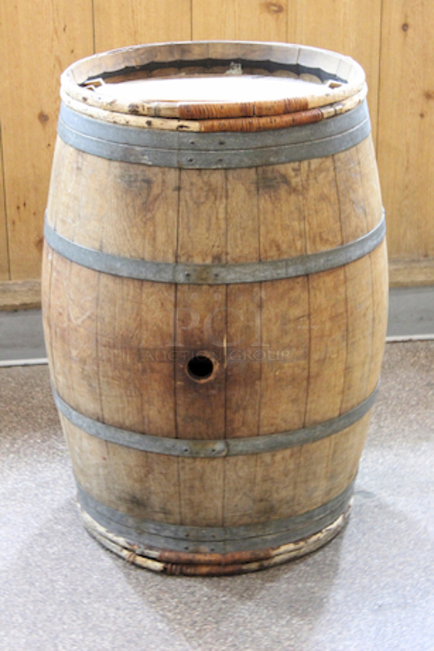 AWESOME! Wood Barrel.
28x38