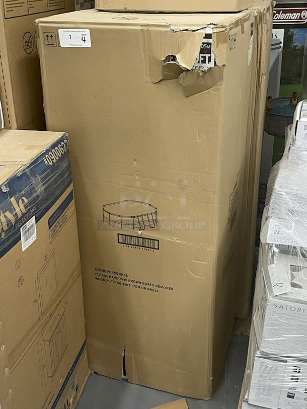 BRAND NEW! Set of (4) Coleman 16ft x 10ft Pools. Each Box Contains (1) Pool, (1) Ladder, (1) Pump and, (1) Filter. 4x Your Bid - Image 8 of 8