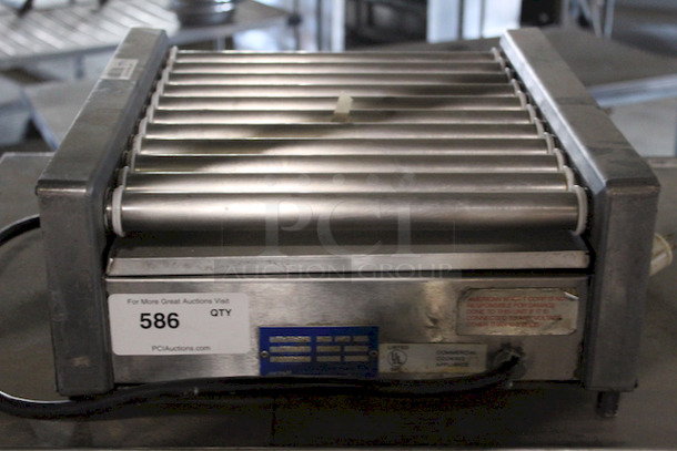 NEW/BRIEFLY USED!! AWyott Hotrod HR-20-360 Hot Dog Roller Grill - Flat Top 120V, Tested, Working. 10.1 Amps, 60HZ, 1ph.17x18x8 - Image 6 of 7