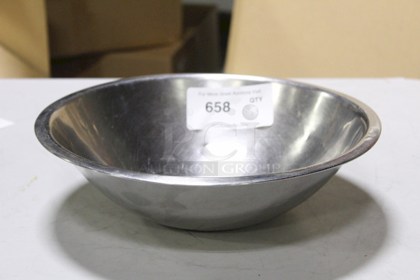 Stainless Steel Mixing Bowl, 13-1/2" x 3-3/4".  - Image 2 of 2