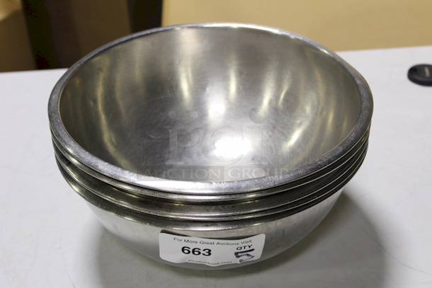 PERFECT! Stainless Steel Mixing Bowls, 13x5-3/4. 5x Your Bid.  - Image 2 of 3