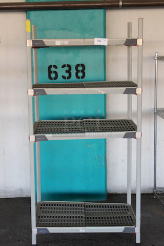 Metra MetroMax Q, 4 Adjustable Shelves. Approximately, 24x18x72.