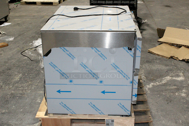 BRAND NEW SCRATCH & DENT!! Beverage-Air UCFD36AHC-2 36" Undercounter Freezer with 2 Drawers. Tested Working. Top drawer is dented. See photos. 36 x 29 1/4 x 34 5/8 - Image 5 of 5