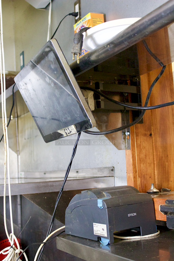 Toast Kitchen System With Wall Mount & Epson Printer.  - Image 6 of 7