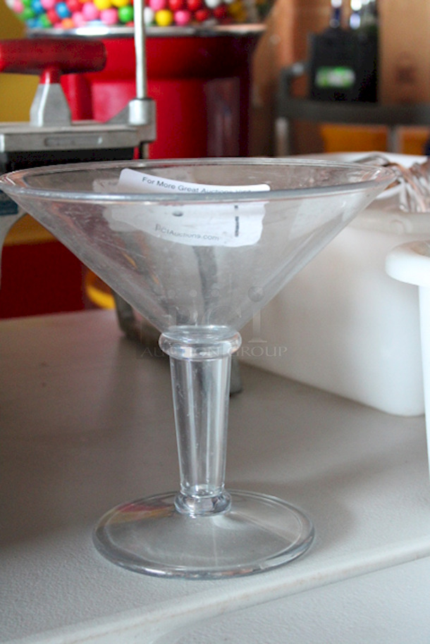 Large Plastic Martini Glass. 